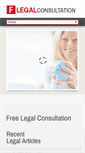 Mobile Screenshot of freelegalconsultation.us